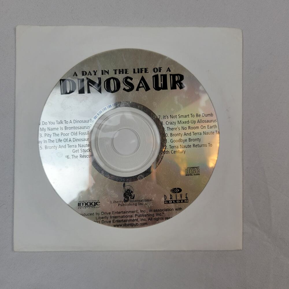 A Day in the Life of a Dinosaur Music CD